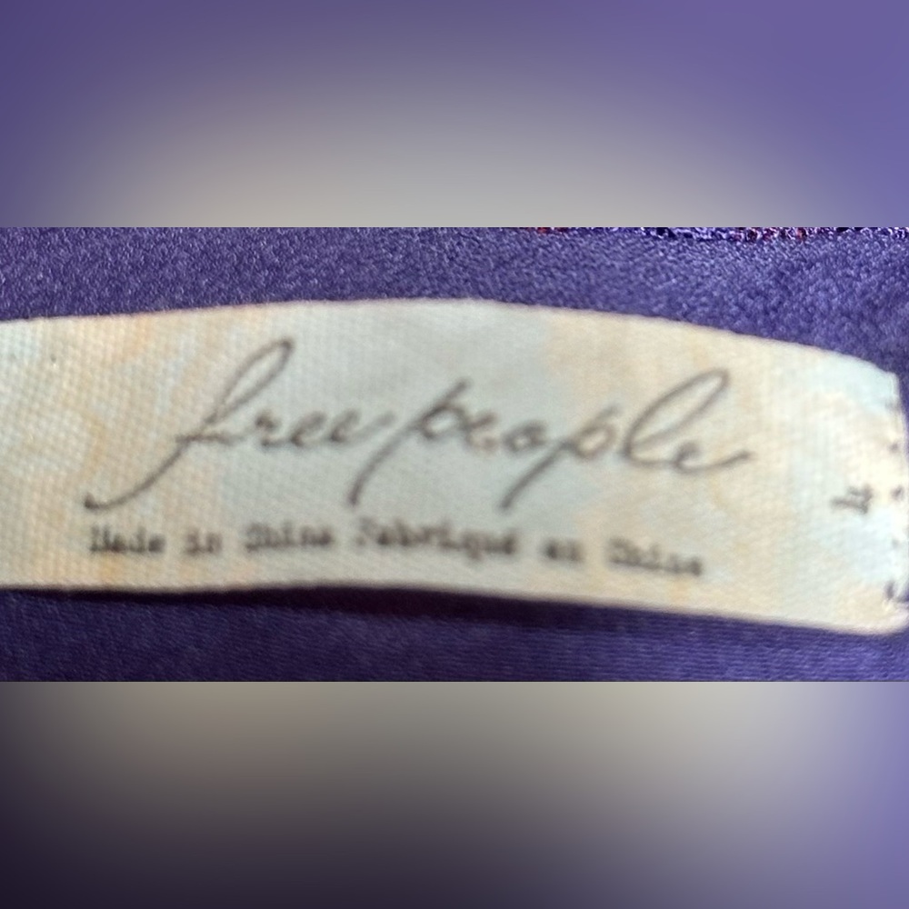 Free People purple lace mesh mini dress - Picture 10 of 11